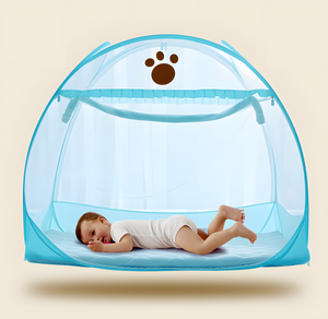 Tienda de campaña emergente para cuna con dosel Red de seguridad para mantener al bebé dentro y fuera Mosquitera para la cuna de verano de los niños - Product Image 4