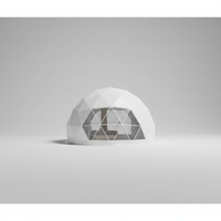 Tente dôme géodésique Tienda Zome avec salle de bain Tentes de camping extérieur Gampling Hotel 9m Yourt