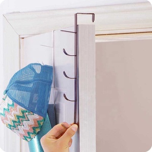 The Door Type Household Wall Hanging <strong>Hook</strong> Coat <strong>Hook</strong> Nail From the Bedroom Door <strong>Hooks</strong> Clothes Shelf Coat Hat and Bag - Product Image 5