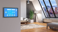Soporte de Pared para Tablet POE RK3576 con Sistema Operativo Android 14, Tablet de 10.1 Pulgadas para Control Central en Domótica