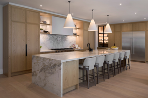 Armarios de <span class=keywords><strong>cocina</strong></span> de marco estrecho de roble blanco con diseño personalizado de estilo contemporáneo americano Premium - Product Image 5