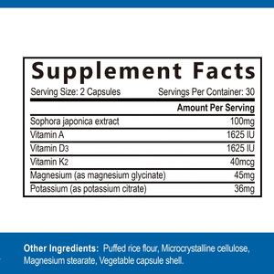 OEM Private Label magnesio glicinato integratore con vitamine D3, vitamine A,Sophora Japonica estratto capsule - Product Image 5