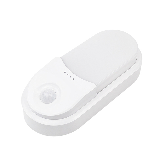 AC220V 12W Surface Mount Outdoor Waterproof Smart Waterproof Bulkhead Lamp LED Wall Light With PIR Microwave radar Motion Sensor
