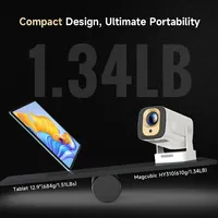 Projecteur portable HY310 avec mise au point automatique, 1080P, 330 ANSI, Android 11, haut-parleur 5W, Air Mouse et assistant vocal