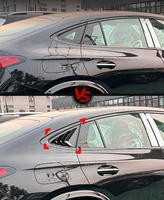 Cache-volet de fenêtre arrière de voiture, garniture de porte latérale, capot de persienne pour Mercedes Benz GLC Coupé C254 GLC300 400 2024+ Accessoires automobiles AMG
