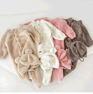 ملابس ومستلزمات أطفال من ييوو بالجملة وكيل مستلزمات الأم والطفل سلسلة ملابس قطعة واحدة ملابس أطفال قطيفة - Product Image 2