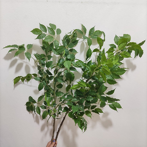 Cao Mô Phỏng Nhân Tạo Nandina Lá Faux Banyan Chi Nhánh Bất Cảm Ứng Nhân Tạo Thực Vật Vườn Trang Trí Nhân Tạo Cây Cỏ - Product Image 3