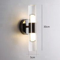Applique murale LED rotative transfrontalière de luxe pour chambre à coucher, mur de fond de tête de lit, escalier et couloir