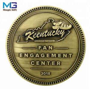 Monedas Conmemorativas del Evento de Aficionados de Louisville, Kentucky 2018, con Diseño de Zapatilla Deportiva y Mapa del Estado, Aleación de Zinc Personalizada para Aficionados al Deporte - Product Image 1