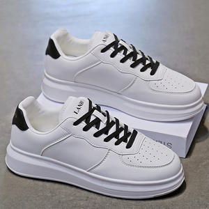 New Platform <b>White</b> <b>Shoes</b> Couple Style <b>Wedge</b> <b>Shoes</b> Korean Niche Style Versatile Casual Sports <b>Shoes</b> Men Skate <b>Shoes</b> Low Top - Product Image 2