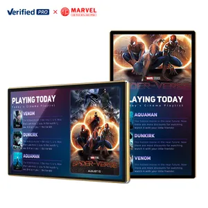 Marvel 32 inch bezel hẹp siêu mỏng kỹ thuật số biển màn hình siêu thị nhà hàng rạp chiếu phim Áp phích tường quảng cáo media player