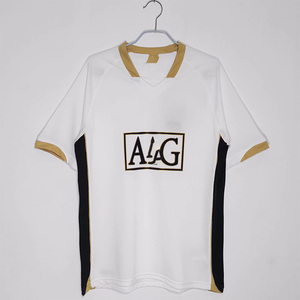 Maillots de football rétro personnalisés en gros Manche 0607 Unitedes domicile et extérieur manches courtes tailles S-2XL, livraison directe possible - Product Image 3