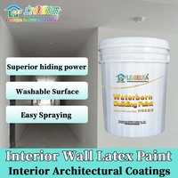 Peinture murale intérieure au latex Limeijia de qualité supérieure, écologique, inodore, haute couvrance pour chambre d'hôtes et bureau – Vente directe en gros