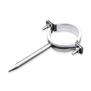<span class=keywords><strong>Abrazadera</strong></span> de Tubo de Acero Inoxidable SS201 o Acero al Carbono Galvanizado con Soporte de Liberación Rápida para Tubo con Clavo Soldado para Montaje en Pared - Product Image 6
