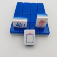 Ensemble de Mahjong de Luxe en Acrylique Artistique, 160 Tuiles, Style Américain, avec Bams, Craks, Dots, Winds, Dragons, Fleurs, Jokers, Blanks