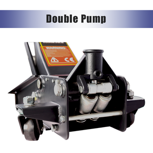 Автомобильный домкрат грузоподъемностью 3,5 тонн, Гидравлический Стальной домкрат с двойным насосом, подъемный инструмент для автомобиля - Product Image 5