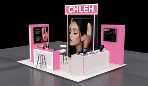 Thiết kế độc đáo vẻ đẹp triển lãm thương mại hiển thị gian hàng hiển thị seg hộp đèn led gian hàng EXPO Modular gian hàng Triển Lãm Đứng - Product Image 2