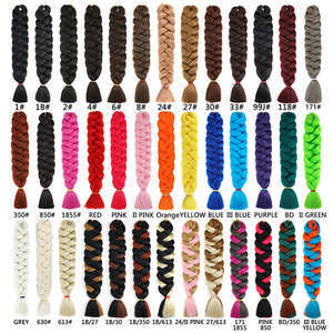 Extensions <span class=keywords><strong>de</strong></span> cheveux synthétiques tressées pré-étirées Ghana Curl 82 pouces 165g pour <span class=keywords><strong>tresses</strong></span> au crochet pour femmes africaines noires - Product Image 6