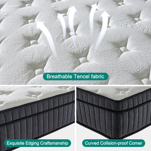 Nhà máy cung cấp giá thấp chất lượng cao polyester nhà sản xuất nệm vải túi mùa xuân giường nệm sản xuất - Product Image 2