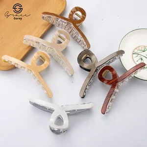 Fermaglio per Capelli Asimmetrico Fatto a Mano Goreisi, Versatile Accessorio per Capelli, Stile Dolce e Fresco per <span class=keywords><strong>la</strong></span> Parte Posteriore della <span class=keywords><strong>Testa</strong></span> - Product Image 2