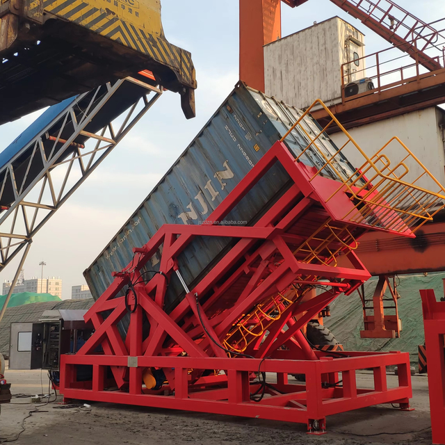 New Condition Steel Container Turning Machine High Efficiency Material Handling Equipment 18.5KW 380V
