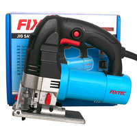Scie sauteuse électrique FIXTEC de qualité industrielle, robuste, 4 vitesses, 550W, pour le bois et le métal