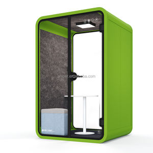 Cabines de Privacidade Portáteis Modernas com Teto Alto, Silenciosas, para Trabalho, Cabine Acústica para Escritório e Reuniões - Product Image 3