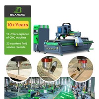 Router CNC Nesting 1530 con Magazín ATC, Precio Competitivo, Motor Yaskawa Japonés, Equipo Profesional para Trabajar la Madera, NC Studio Gear