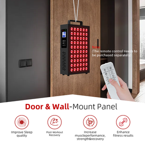 적색광 치료 60개 LED 630/660/850/940nm 등급 장치 피부, 회복, 수면, 적색 근적외선 LED 라이트 패널 - Product Image 6
