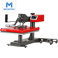 Presse à chaud manuelle MICROTEC Vector GCH-1620 16x20 à ouverture latérale pour t-shirts, impression DTF et sublimation avec pression réglable