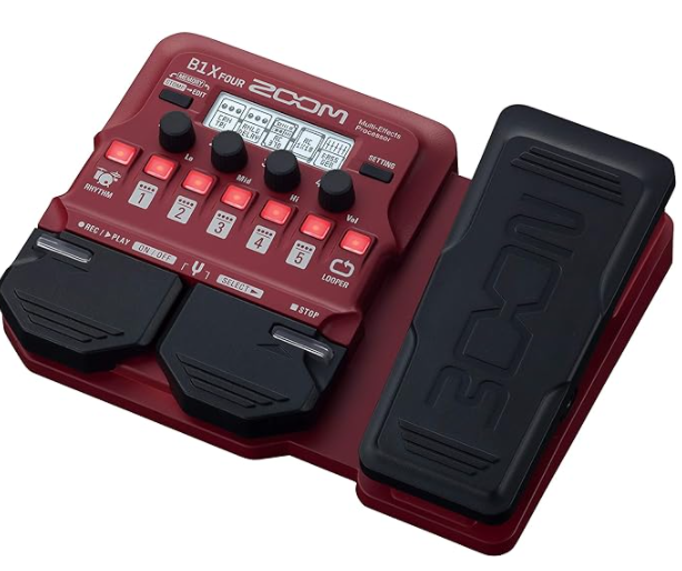 ZOOM G1 X FOUR - Versatile Guitar Effect Pedal for Home