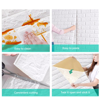 Film de protection mural auto-adhésif en mousse XPE imperméable à motif géométrique moderne, papier peint anti-collision pour