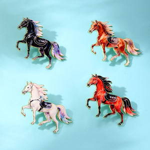 Pin de Aleación de Zinc con Diseño de Caballo en 3D Vibrante, Impresión UV, Decoración para Mochila, Uso Casual, Regalo Promocional, Pedidos al por Mayor - Product Image 6
