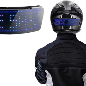Trung quốc sản xuất fashional tốc độ linh hoạt LED hiển thị an toàn Mũ bảo hiểm phụ kiện LED màn hình linh hoạt - Product Image 5