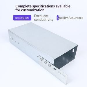 Sistema di Canaline Portacavi Prodotto in Serie, Canalina Portacavi in Acciaio Resistente, OEM e ODM, Canalina Zincata per Cavi - Product Image 3