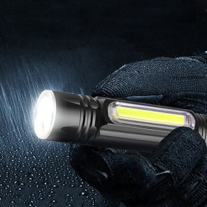 Linterna LED WOSEN Recargable por USB, de Plástico ABS, para Emergencias al Aire Libre, Camping, Pesca, con Luces de Trabajo COB - Product Image 3
