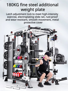 Máquina Smith Multifuncional de Alta Calidad y Resistencia para Uso Profesional en Gimnasios, para Moldear Músculos, Tonificar y Entrenar Fuerza - Product Image 2
