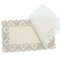 Sous-verres en papier anti-graisse de luxe classiques et modernes en gros, 50 pièces/ensemble, sous-verres jetables, écologiques, imprimés à l'encre de soja