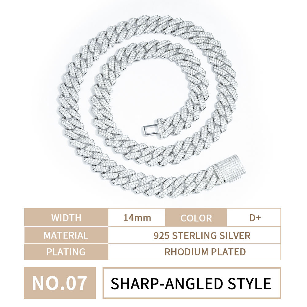 White/Sharp angled/14mm