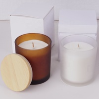 Boîte cadeau en cire avec logo personnalisé, bougies parfumées ODM pour boutique de souvenirs, hôtel, fabricant direct