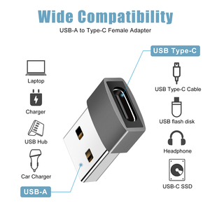 Adattatore da <span class=keywords><strong>USB</strong></span> A A <span class=keywords><strong>USB</strong></span> <span class=keywords><strong>C</strong></span> in lega di alluminio ad alta richiesta per telefono/Tablet/Laptop - Product Image 3