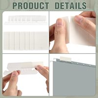 Pack de dossiers suspendus extensibles avec format lettre d'extension de 1 pouce