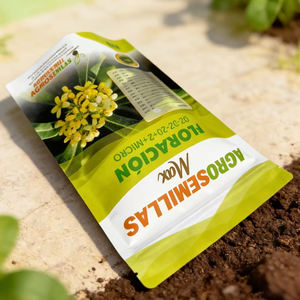 Custom Stand Up Food Smell Proof Pouch Zipper Mylar Pouch 1KG Fertilizer Seed <b>Packaging</b> <b>Bag</b> - Product Image 2