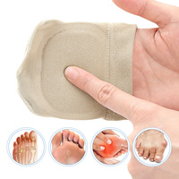 Coussinets de semelle SEBS pour l'avant-pied, séparateurs d'orteils en nid d'abeille, absorption des chocs, soulagement de la pression pour la marche sportive, inserts de chaussures pour l'avant-pied