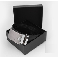 Boîte cadeau en carton rigide personnalisée à prix abordable avec finition gaufrée pour ceintures en cuir - Emballage recyclable avec logo personnalisé