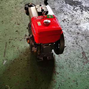 Moteur diesel R195 CDHB refroidi par eau, 4 temps, monocylindre en acier et alliage avec roulement pour machines agricoles - Product Image 6