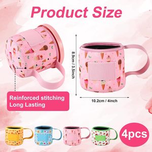 Funda de Neopreno Personalizada para Tarrina de Helado de 24 oz, Funda para Contenedor de Pinta con Impresión Personalizada para <span class=keywords><strong>Ben</strong></span> and Jerry's, Haagen Dazs - Product Image 5