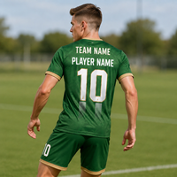 Maillots d'extérieur personnalisés pour équipes, uniformes d'entraînement vintage, maillots de football respirants imprimés à rayures 100 % polyester pour adultes unisexe