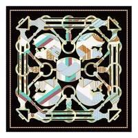 Tapis de Mahjong en Caoutchouc Personnalisé Antidérapant, Réduction du Bruit, Pliable, Carré, Accessoire de Table de Jeu pour Fêtes à Domicile