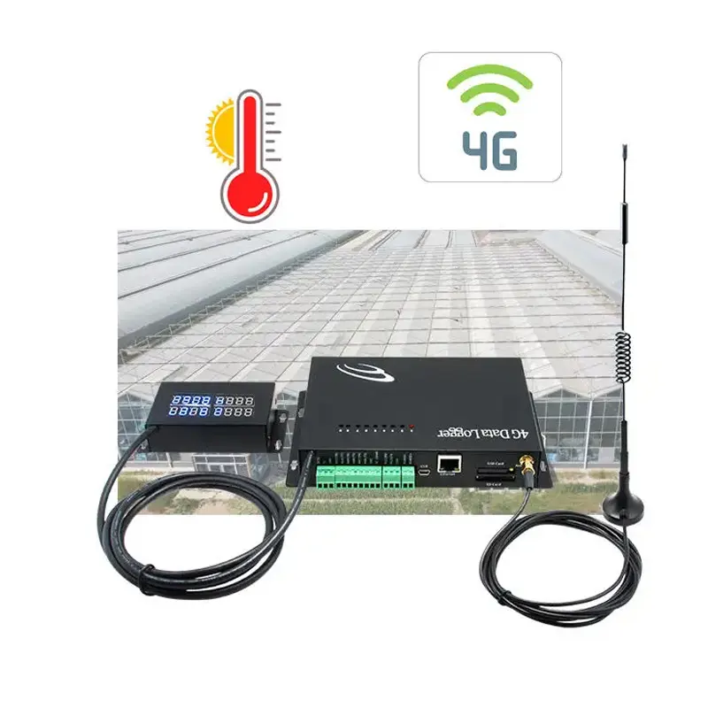 Enregistreur de données gprs de température et d'humidité de moniteur de données en temps réel 4G de haute précision